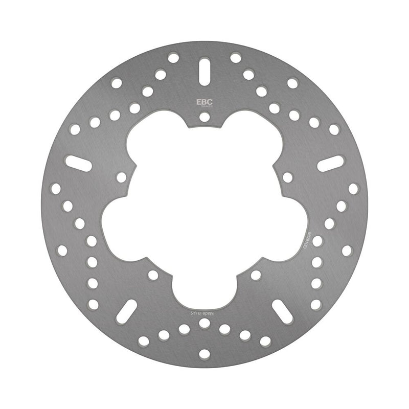 EBC Round D-Series Scooter Brake Rotor Scooter Series Silver Stainless Steel Front One Piece (Fixed) #MD910D