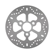 EBC Round D-Series Scooter Brake Rotor for 1995-1999, 2001-2003 SUZUKI Scooter Series Silver Stainless Steel Front One Piece (Fixed)