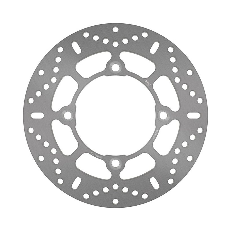 EBC Round D-Series Scooter Brake Rotor Scooter Series Silver Stainless Steel Front One Piece (Fixed)