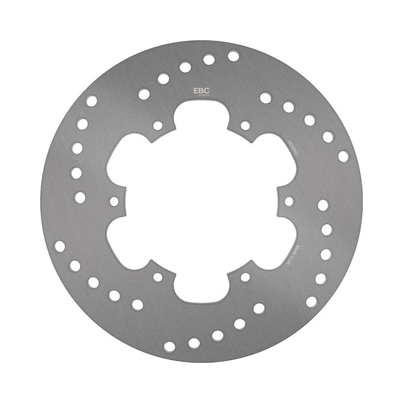 EBC Round D-Series Scooter Brake Rotor Scooter Series Silver Stainless Steel Front One Piece (Fixed) #MD956D