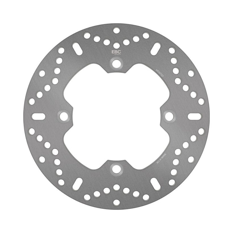 EBC Round D-Series Scooter Brake Rotor for 2000-2009 HONDA Scooter Series Silver Stainless Steel Front One Piece (Fixed) #MD970D