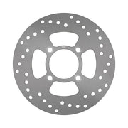 EBC Round D-Series Scooter Brake Rotor for 2002-2013 SUZUKI UH 125 Scooter Series Silver Stainless Steel Rear One Piece (Fixed) #MD975D