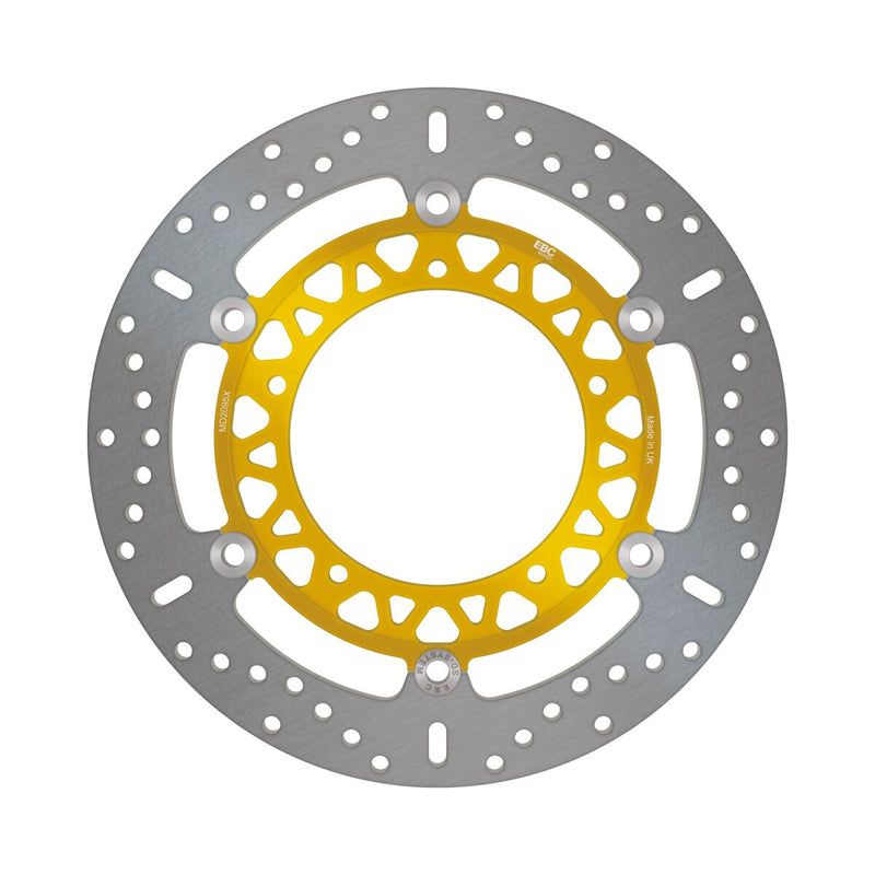 EBC X-Series Brake Rotor for 2005-2016 YAMAHA X Series Gold Stainless Steel Front Two Piece (Floating) #MD2095X