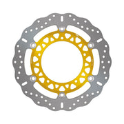 EBC Contour X Series Brake Rotor for 2005-2018 YAMAHA XC Series Gold Silver Full-Floating Front Two Piece (Floating) Aluminium Alloy Stainless Stee... #MD2095XC