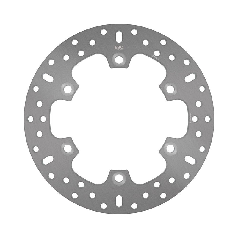 EBC Round HPSR solid brake rotor for 1988-1997 KAWASAKI HPSR Series Gold Stainless Steel Rear One Piece (Fixed) Zinc