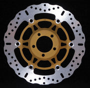 EBC Contour X Series Brake Rotor for 2003-2006 KAWASAKI XC Series Gold Silver Front Two Piece (Floating) Aluminium Alloy Stainless Steel #MD4154XC