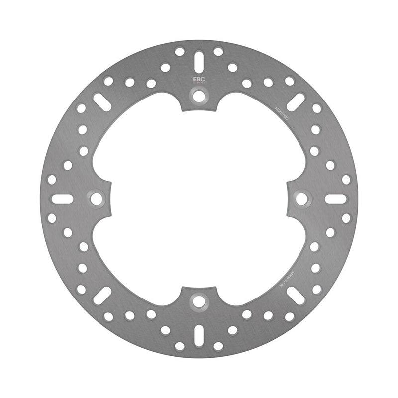 EBC Round D-Series Fixed Offroad Brake Rotor for 1990-2003 HONDA D Series Silver Stainless Steel Rear One Piece (Fixed) Zinc #MD6103D