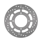 EBC Round D-Series Scooter Brake Rotor for 2003-2016 YAMAHA Scooter Series Silver Stainless Steel Rear One Piece (Fixed) Zinc #MD9104D