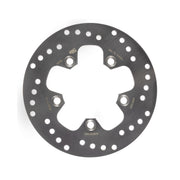 EBC Round D-Series Scooter Brake Rotor for 2007-2020 SUZUKI AN 400 Scooter Series Silver Stainless Steel Rear One Piece (Fixed) Zinc