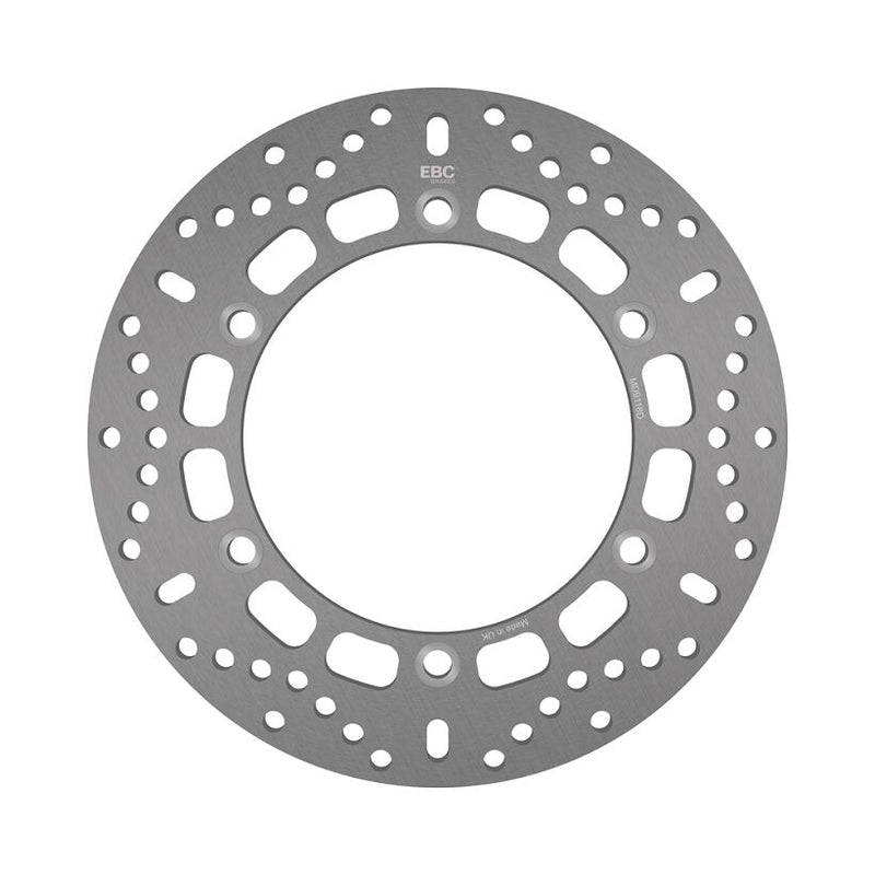 EBC Round D-Series Scooter Brake Rotor for 2007-2025 HONDA Scooter Series Silver Stainless Steel Front One Piece (Fixed) Zinc #MD9118D