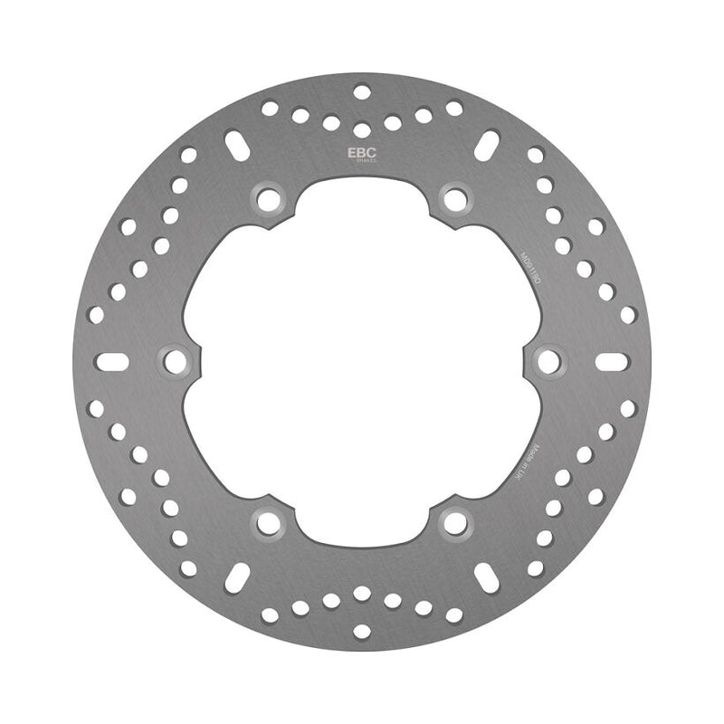 EBC Round D-Series Scooter Brake Rotor for 2007-2022 HONDA Scooter Series Silver Stainless Steel Rear One Piece (Fixed) Zinc #MD9119D