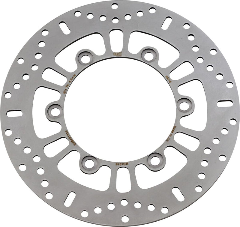 EBC MD Series Pro-Lite Brake Rotor for 1983-1993, 1997-2006 KAWASAKI Pro-Lite Series Silver Front One Piece (Fixed) Stainless Steel #MD4016