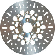 EBC Brake Rotor for Harley-Davidson for 2006-2017, 2021-2026 Harley-Davidson Unfinished Cast Wheel Spoke Wheel Front Left Two Piece (Floating) Stai...