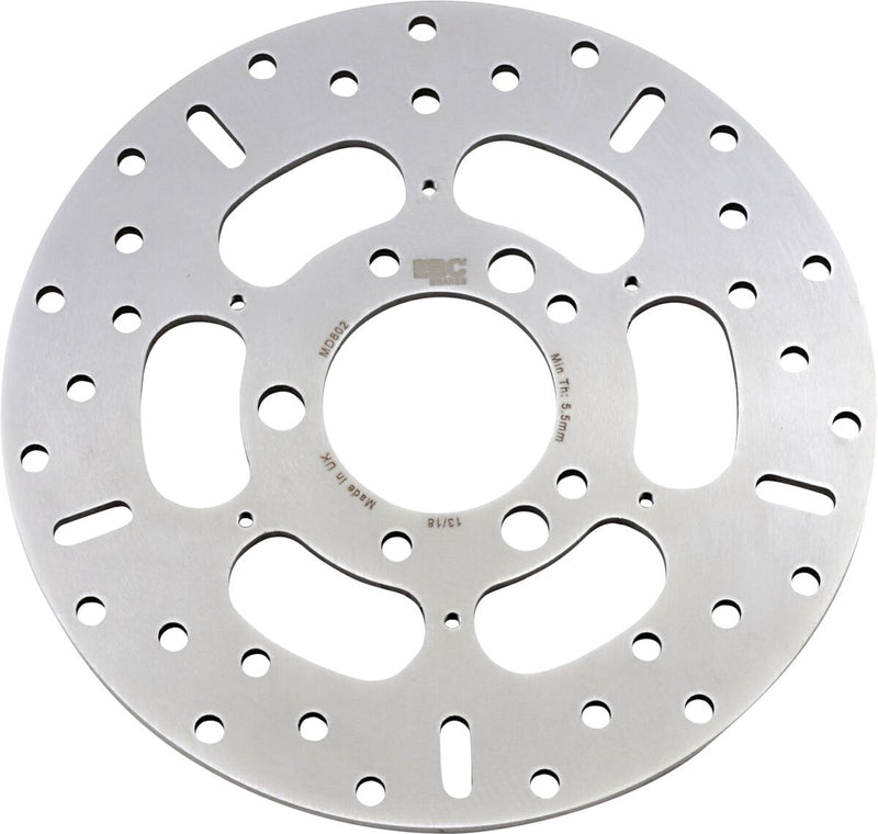 EBC MD Series Pro-Lite Brake Rotor for 2008-2012 CAN AM (BRP) SPYDER 990 Pro-Lite Series Silver Rear One Piece (Fixed) Stainless Steel #MD802