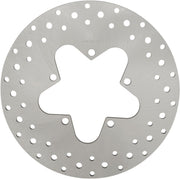 Drag Specialties Stainless Steel Drilled Brake Rotor Fits Harley-Davidson Touring Models 1986-1999