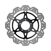 EBC VR Series Vee-Rotor™ for 2009-2025 DUCATI Vee Series Brake Rotor Black Stainless Steel Front Two Piece (Floating)