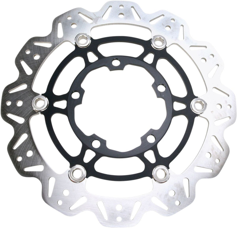 EBC VR Series Vee-Rotor™ for 2008-2026 SUZUKI Vee Series Brake Rotor Black Stainless Steel Front Two Piece (Floating) #VR3100BLK