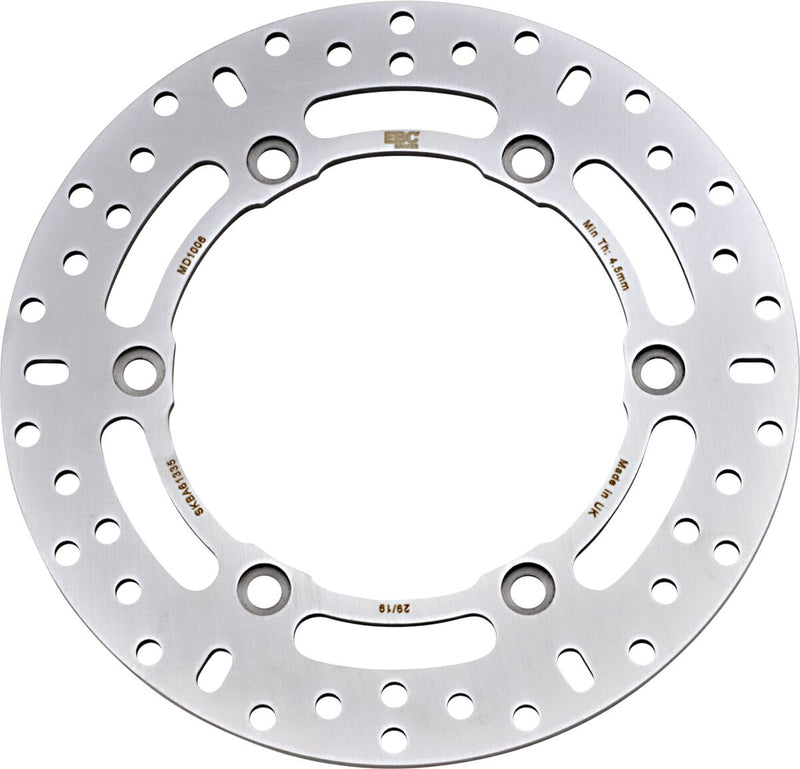 EBC MD Series Pro-Lite Brake Rotor for 1984-1989, 1993-2011 HONDA Pro-Lite Series Silver Front Rear One Piece (Fixed) Stainless Steel #MD1006