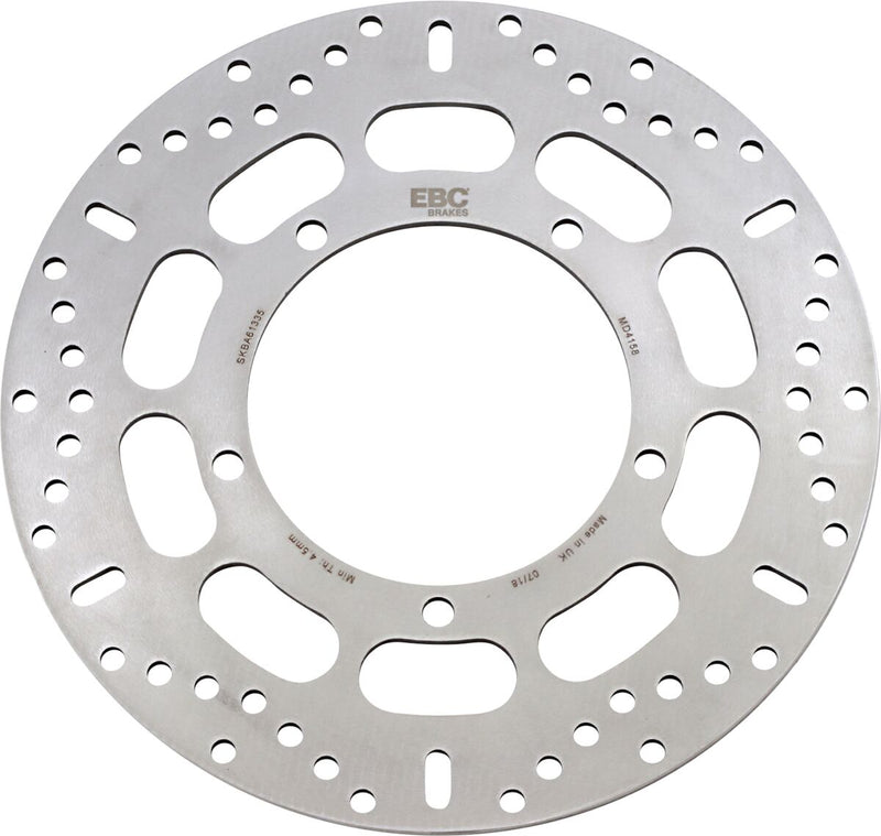 EBC MD Series Pro-Lite Brake Rotor for 2003-2025 KAWASAKI Pro-Lite Series Silver Front One Piece (Fixed) Stainless Steel #MD4158