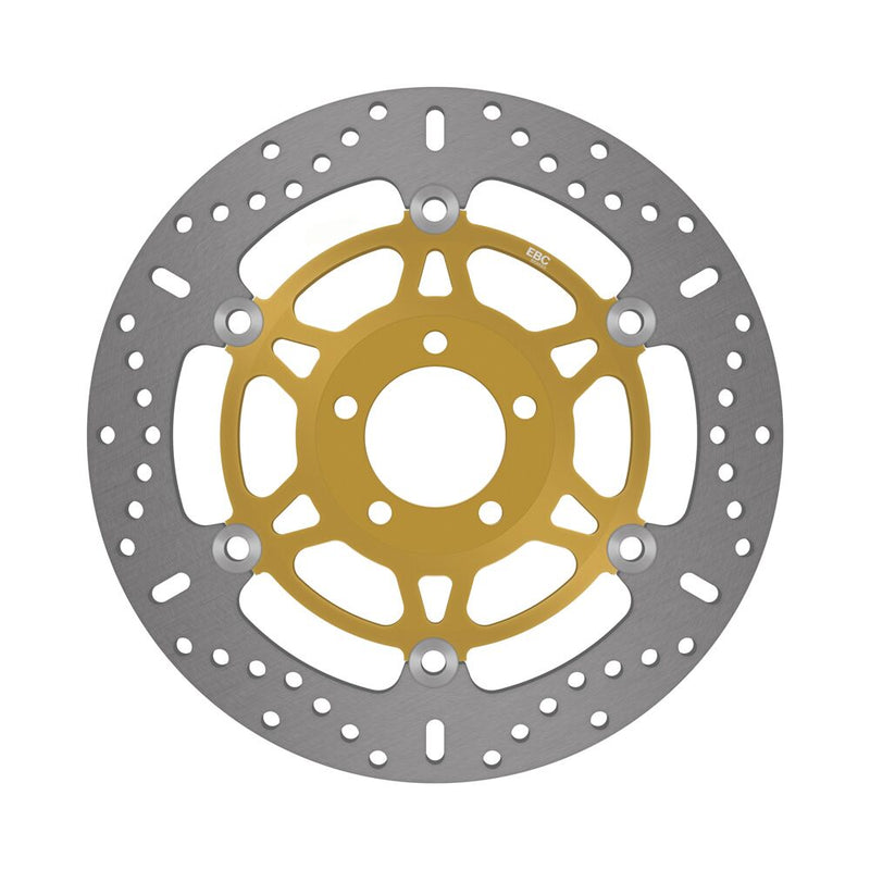 EBC X-Series Brake Rotor for 1989-1998, 2012-2016 KAWASAKI X Series Gold Stainless Steel Front Two Piece (Floating) #MD4008X