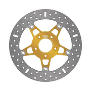 EBC X-Series Brake Rotor for 2008-2013 Harley-Davidson XR 1200 X Series Gold Stainless Steel Front Two Piece (Floating) #MD523X