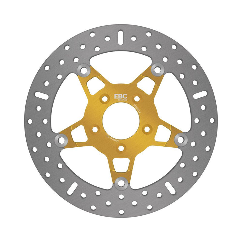 EBC X-Series Brake Rotor for 2008-2013 Harley-Davidson XR 1200 X Series Gold Stainless Steel Front Two Piece (Floating) #MD523X
