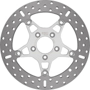 EBC Brake Rotor for 2013-2024 Harley-Davidson Polished Silver Front Two Piece (Floating) Stainless Steel