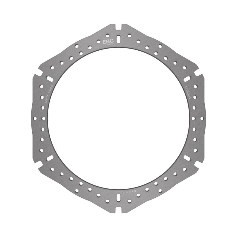 EBC Round Fixed Brake Rotor Stainless Steel Zinc Front One Piece (Fixed) #MD735RS