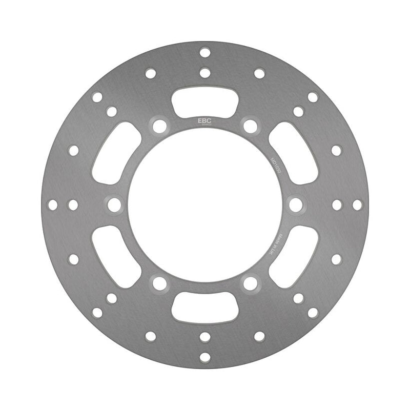 EBC Round HPSR solid brake rotor for 1999-2023 HONDA HPSR Series Silver Stainless Steel Front Front Right One Piece (Fixed) Zinc #MD1030