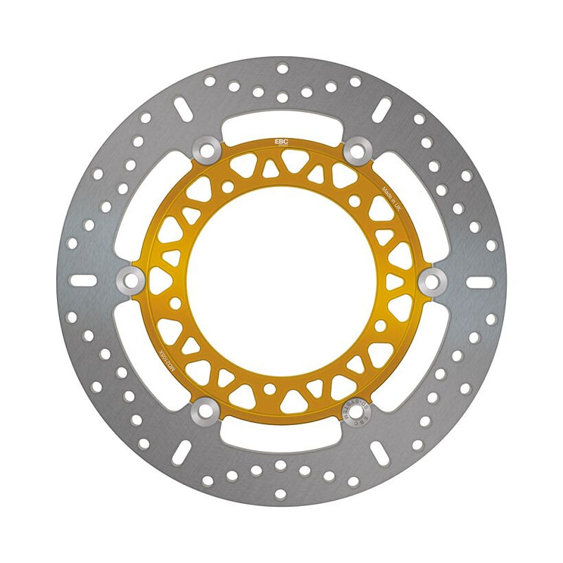 EBC X-Series Brake Rotor for 2008-2016 YAMAHA YZF-R6 600 X Series Gold Stainless Steel Front Two Piece (Floating)