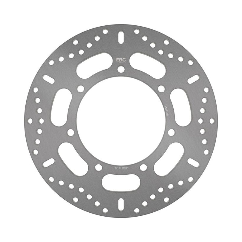 EBC Round HPSR solid brake rotor for 1998-2003 KAWASAKI VN 1500 HPSR Series Silver Stainless Steel Solid-Mount Front One Piece (Fixed) #MD4150