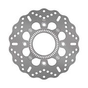 EBC Contour Fixed Brake Rotor for 2005-2026 KAWASAKI Wave® Silver Stainless Steel Solid-Mount Rear One Piece (Fixed)