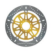 EBC Round Pro-Lite Brake Rotor Pro-Lite Series Gold Silver Full-Floating Front Two Piece (Floating) Aluminium Stainless Steel