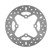 EBC Round Fixed Brake Rotor for 2013-2023 TRIUMPH Silver Stainless Steel Solid-Mount Rear One Piece (Fixed)