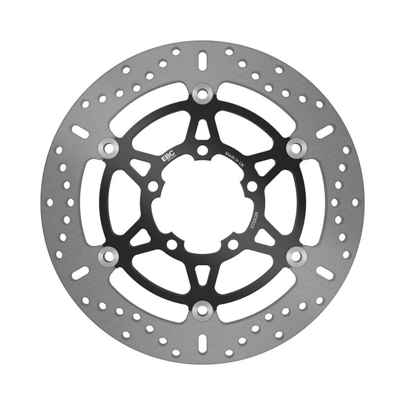 EBC X-Series Brake Rotor for 2013-2023 TRIUMPH X Series Black Stainless Steel Full-Floating Front Two Piece (Floating) #MD852X