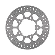EBC Round D-Series Scooter Brake Rotor Scooter Series Silver Stainless Steel Solid-Mount Rear One Piece (Fixed) #MD9129D