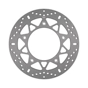 EBC Round D-Series Scooter Brake Rotor for 2012-2026 YAMAHA Scooter Series Silver Stainless Steel Solid-Mount Rear One Piece (Fixed) #MD9143D