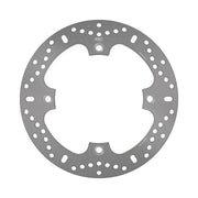 EBC Round D-Series Fixed Offroad Brake Rotor for 2000-2011 HONDA D Series Silver Stainless Steel Solid-Mount Front One Piece (Fixed) #MD6346D