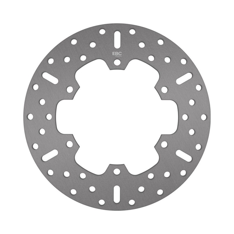 EBC Round Fixed Brake Rotor for 2014-2020 YAMAHA Silver Stainless Steel Solid-Mount Rear One Piece (Fixed) #MD2122