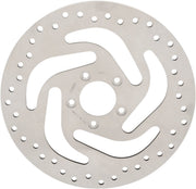 Drag Specialties Stainless Steel Drilled Brake Rotor Fits Harley-Davidson Dyna, Softail, Sportster Models 2014-2024