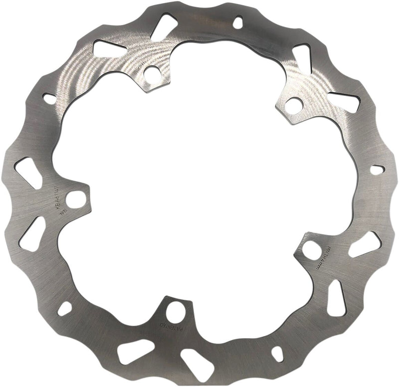 Galfer Brake Rotors Brake Rotor Kit Silver Front One Piece (Fixed) 420 High-Carbon Stainless Steel #DF707W