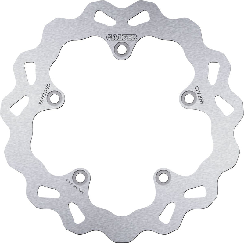 Galfer Brake Rotor for 2014-2024 BMW Rear One Piece (Fixed) Stainless Steel #DF720W