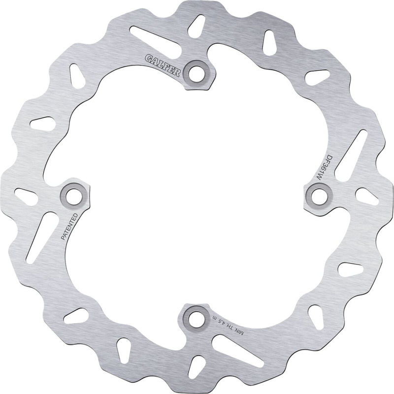 Galfer Brake Rotor Rear One Piece (Fixed) Stainless Steel #DF361W