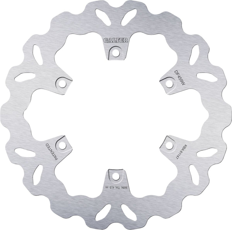 Galfer Brake Rotor for 1984-2024 YAMAHA Front Rear One Piece (Fixed) Stainless Steel #DF459W