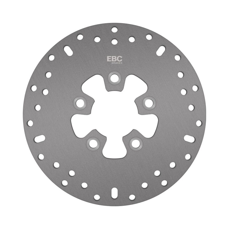 EBC Round D-Series Scooter Brake Rotor for 2014-2018 PEUGEOT TWEET Scooter Series Gold Silver Solid-Mount Front One Piece (Fixed) Stainless Steel Z... #MD9148D