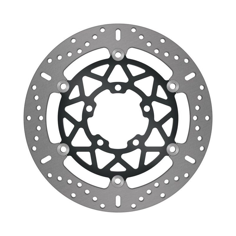EBC X-Series Brake Rotor for 2016-2024 TRIUMPH X Series Black Silver Full-Floating Front Two Piece (Floating) Aluminium Stainless Steel #MD873X