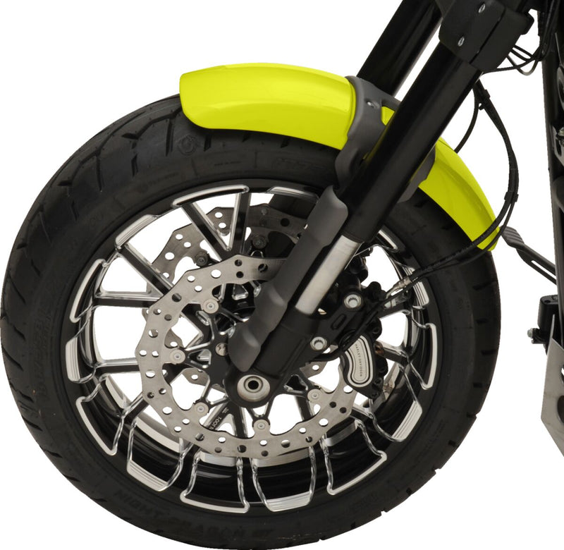 Arlen Ness Black Front 11.8 in. Procross Two-Piece Floating Brake Rotor for Various Various Harley-Davidson Motorcycles (See Fitment List)