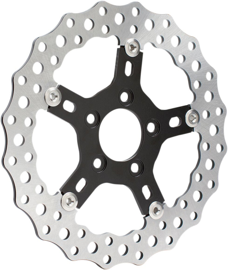 Arlen Ness 11.5 in. Front/Rear Jagged Brake Rotor for Various Various Harley-Davidson Motorcycles (See Fitment List)