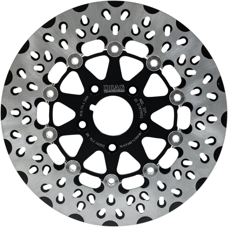 Drag Specialties FTK Series Brake Rotor Fits Harley-Davidson Dyna, Softail, Sportster, Touring Models 1987-1999