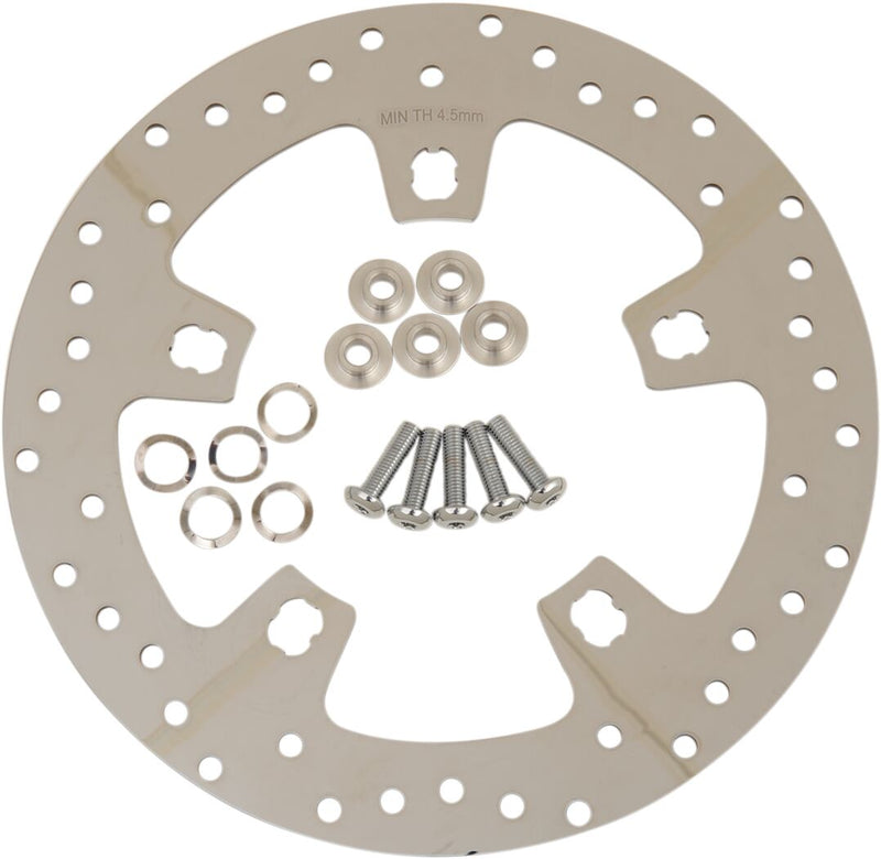 Drag Specialties Custom 11.5" Front Brake Rotors Fits Harley-Davidson Touring Models 2000-2007